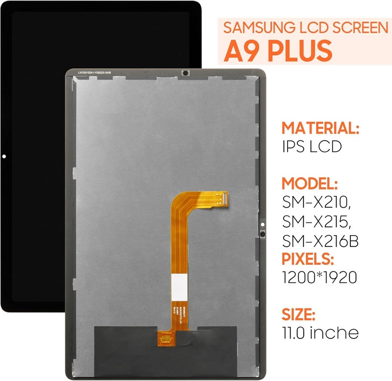THIRDPOLE Screen Replacement For Samsung Galaxy Tab A9 Plus A9+ SM-X210 SM-X215 SM-X216B 11.0“ LCD Display Touch Screen Digitizer Full Assembly,with Tools - Image 2